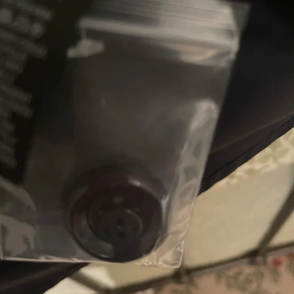 Kate Spade New York Navy and White Plaid Rain Coat - Picture 10 of 11